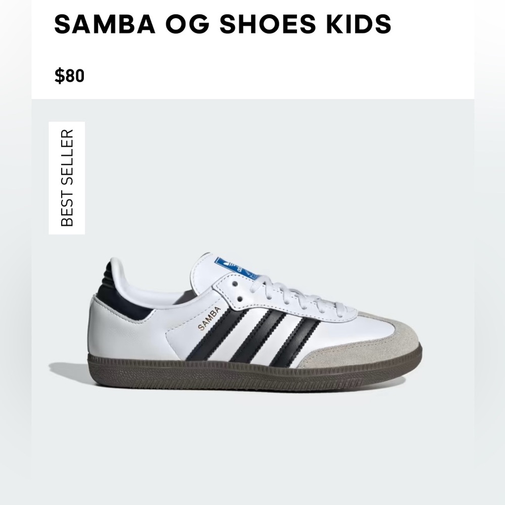 Adidas Samba OG Kids Shoes